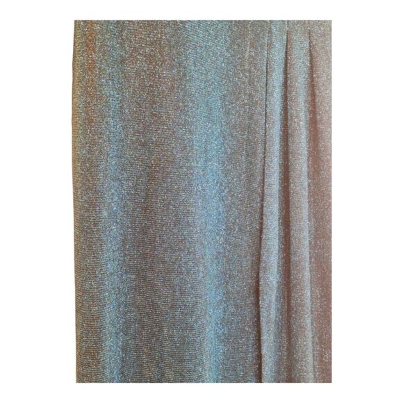 Nightway Sparkly Formal Gown Azure Teal Blue NWT 10P Wedding Pageant Holiday - Picture 12 of 16